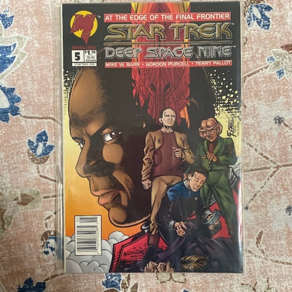 Star Trek Deep‎ Space Nine Comic Book 5 Malibu Comics 1993